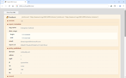 Styled XML Viewer :: Beautiful, readable formatting for XML files in the browser.