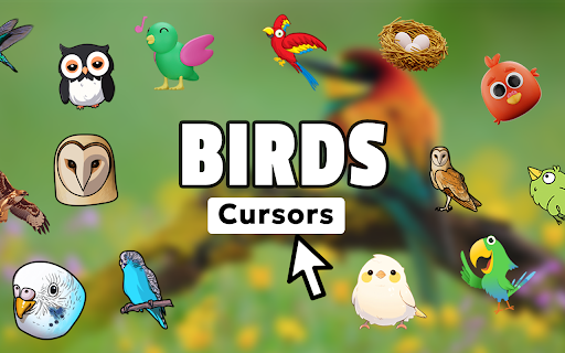 Birds Cursor - Nature Cursor for Chrome :: Explore Internet with Birds cursors. Perfect for fans of sparrows, feathered friends
