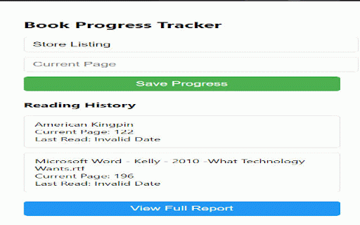 Book Progress Tracker :: Track your reading progress across PDFs and books