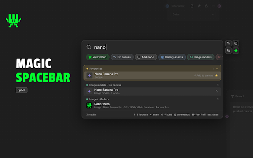 WeaveBud :: Figma Weave's best buddy! Import CSV, Global Router, Batch Export, Collapse Nodes and Groups, and much more.