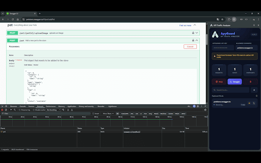 Apyguard API Discovery :: Capture API traffic and generate documentation.
