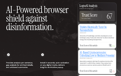 LogosAI :: Analyze bias and sentiment in online articles