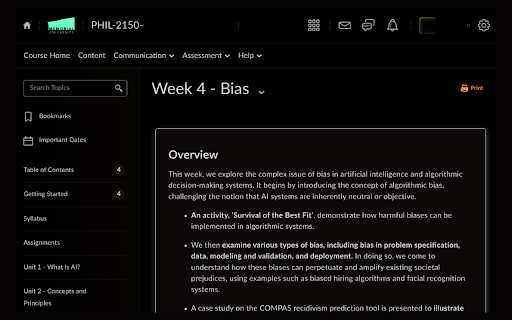 Dark Mode for Brightspace/D2L :: Dark Mode for Brightspace / D2L
This extension allows you to enable dark mode on Brightspace / D2L platform for any university.…