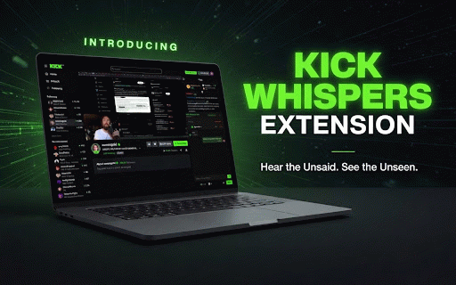 Kick Whispers :: Companion private messaging layer for Kick users — private chats alongside streams.
