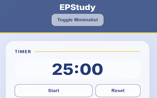 EPStudy: Focus Tool :: Directly syncs with canvas!
Helps students focus on tasks and assignments
Helps you with time management and focus. Instructions…