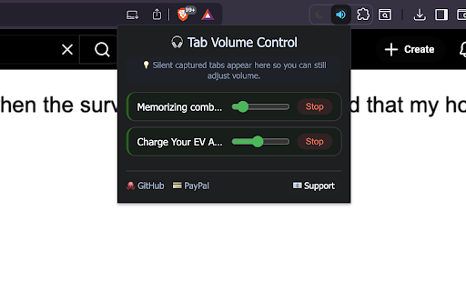 Tab Volume Controller :: Control volume of any website tab individually.