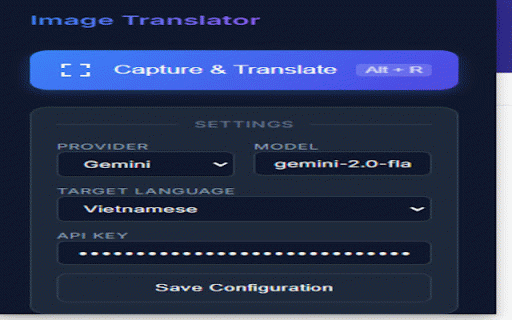 Image Translator OCR :: Capture screen area, extract text (OCR) and translate using Gemini/OpenAI.