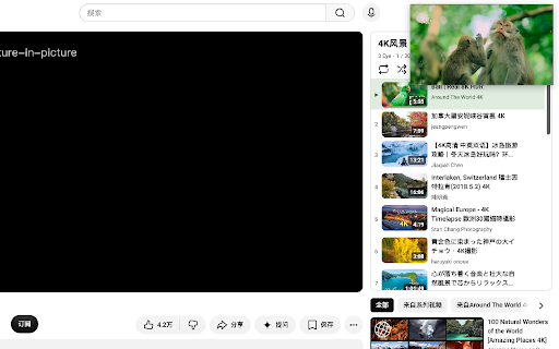 PiP Mate Pro :: One-click native picture-in-picture. P toggles PiP, O opens speed controls. Right-click for playback settings and enhanced PiP.