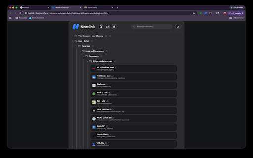 Neatlink - Bookmark Sync :: Cross-browser bookmark sync via your personal cloud storage
