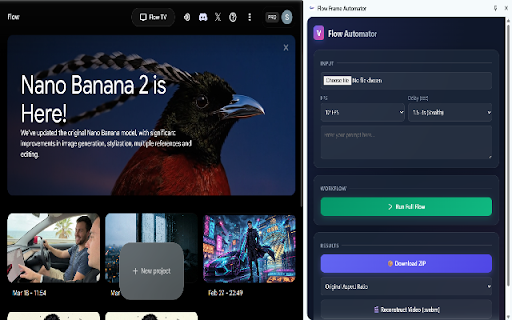 Flow Frame Automator :: Automates video enhancement workflows.