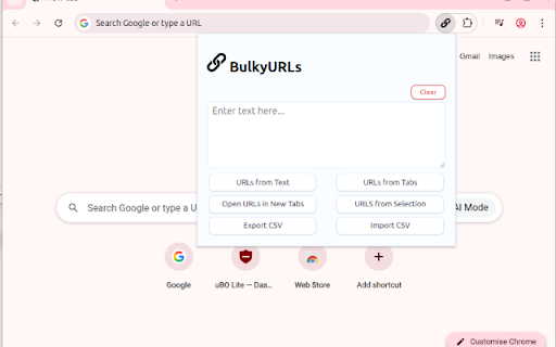 BulkyURLs :: Manage a large number of URLs without having to go back-and-forth between the browser.