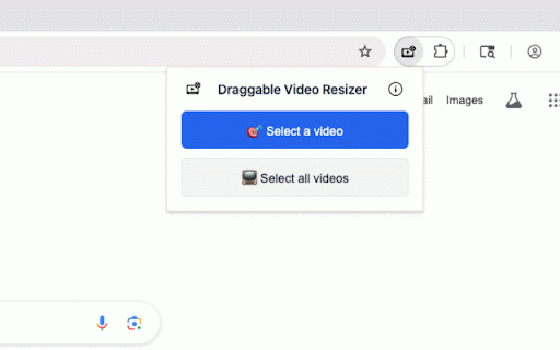 Draggable Video Resizer :: Resize and drag videos on any page.