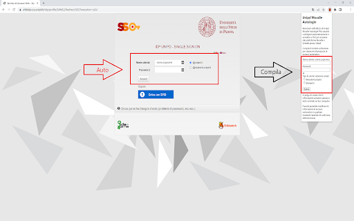 Unipd Moodle Autologin :: Accede automaticamente alle piattaforme Moodle e Uniweb dell'UNIPD