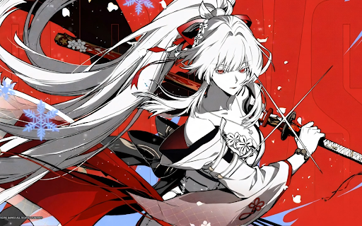 Hiyuki Dance of Red Snow (WuWa) Live Wallpaper :: Transform your new tab with Hiyuki Dance of Red Snow live wallpaper—stunning HD visuals that bring your browser to life.