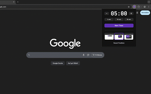 Time Share :: A visible countdown timer overlay for screen sharing during meetings