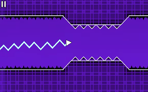 Space Waves Unblocked :: Play Space Waves Unblocked, Guide your ship through 33 wave levels, dodge walls and spikes, reach the portal.