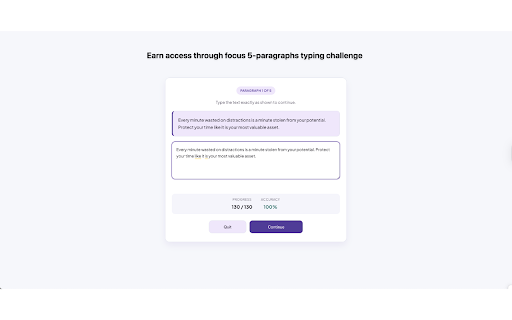 ResistGate — Website Blocker with Typing Challenge :: Distraction blocker that adds a typing challenge before sites like YouTube, Reddit & X. Friction, not a hard block.