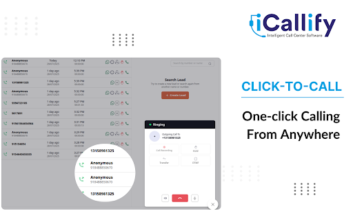 iCallify Click2Call :: Convert phone numbers on any website into click-to-call links via iCallify.