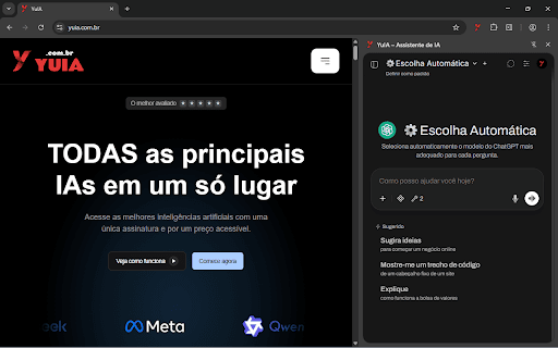 YuIA – AI Assistant :: All the top AIs in your browser: ChatGPT, Gemini, DeepSeek and more. Translate, summarize and explain texts with just one click!