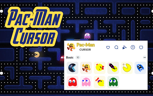 Pac-Man Cursor - Custom Retro Cursor for Chrome :: Chase dots and ghosts with the Pac-Man cursor. Perfect for fans of classic arcade gaming nostalgia!