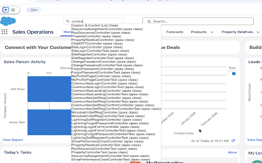 Salesforce: Hit The List :: Instant search autocomplete for Salesforce Setup pages, Apex classes, objects, and custom tabs.