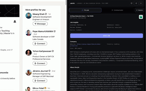 Jobrith :: Your job search command center. Save roles from LinkedIn and Workday into your Jobrith tracker.