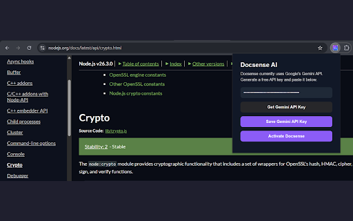 DocsenseAI :: AI-powered documentation assistant for developers.