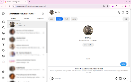 InstaLeads :: Transform your Instagram Inbox into a powerful CRM and follow up with warm leads instantly, without wasting time.