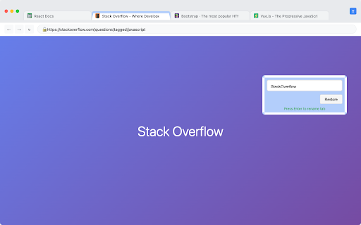 Tab Renamer :: Rename your browser tabs with custom names that persist across sessions
