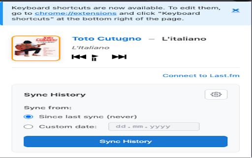 YouTube Music Last.fm Scrobbler :: Scrobbles songs from YouTube Music or Google Play to Last.fm