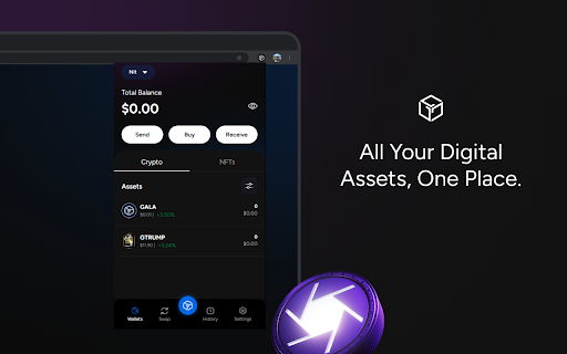 Gala Wallet :: Manage assets, explore dApps, and interact with the GalaChain ecosystem via one secure browser extension.