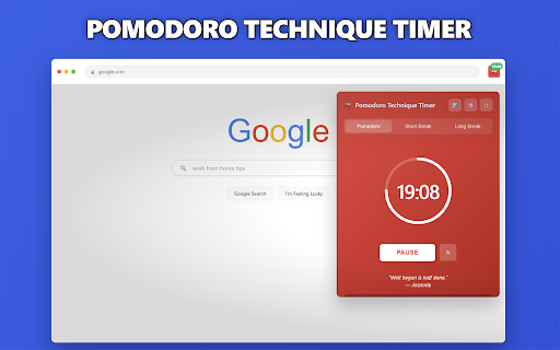 Pomodoro Technique Timer :: Pomodoro Technique Timer for productivity during work and study. Stay focused with the Pomodoro Technique.