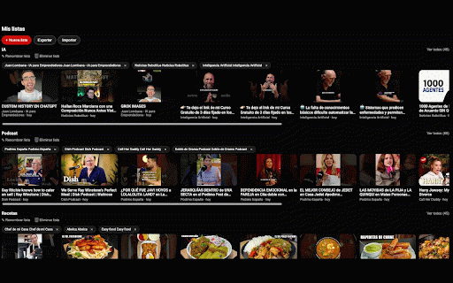 YouList :: Organiza tus canales suscritos de YouTube en listas y ve sus videos nuevos.
