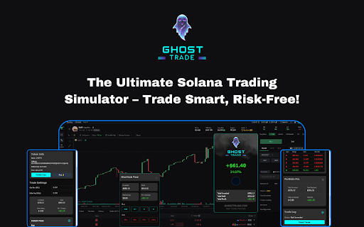 GhostTrade - Train like a Pro, Trade like a Ghost. :: Paper trade Solana tokens on Bullx NEO and Axiom with real-time data