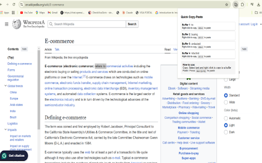 Multi-Buffer Copy-Paste :: Copy with right-click and paste with keyboard shortcuts (4 buffers)
