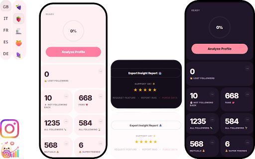 Instagram Unfollowers Tracker :: Track unfollowers, lost followers, fans and mutuals on Instagram safely and easily.