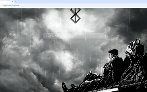 Guts In The Rain Manga Berserk Live Wallpaper :: Manga-style Guts resting in the pouring rain beneath the Brand of Sacrifice.
