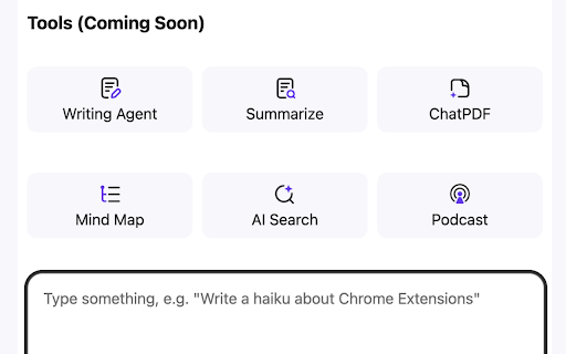HuxleyApps: AI Sidebar - ChatGPT, Claude, Gemini & Tools :: Your AI assistant, integrating more AI models. Chat, search, write, translate, create images/videos anytime, anywhere.