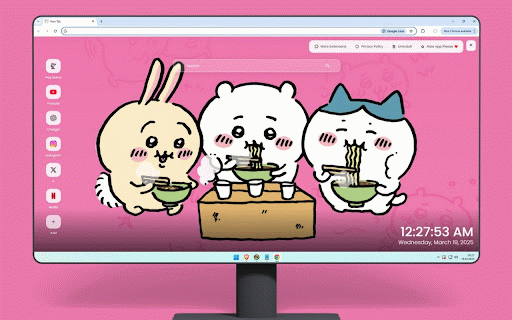 Chiikawa Wallpaper :: Brighten your screen with adorable Chiikawa wallpapers featuring cute and fun designs!