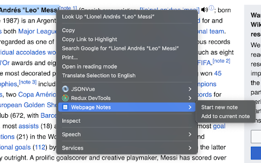 Webpage Notes :: Take notes from any webpage with preserved styling.