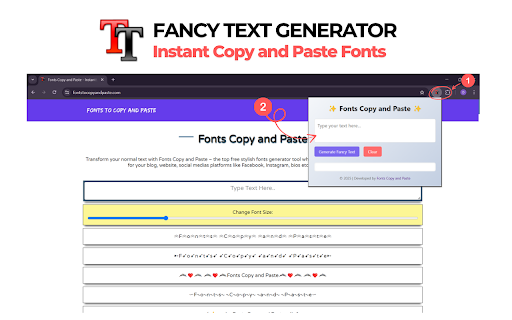 Fancy Text Generator - Copy and Paste Fonts :: Generate stylish fancy text for social media, messaging, bios, captions and more! ✨ Copy and Paste Cool fonts and symbols.