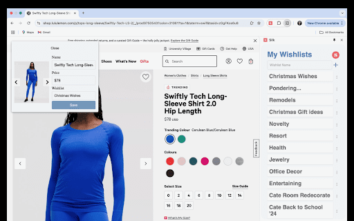 Silk :: Silk shopping empowers you to shop everywhere while managing your shopping projects in one place. By saving to Silk, you can curate…