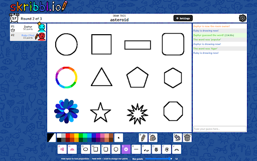 Skribbl Shape Tools :: Add shape tools and drawing effects to skribbl.io.