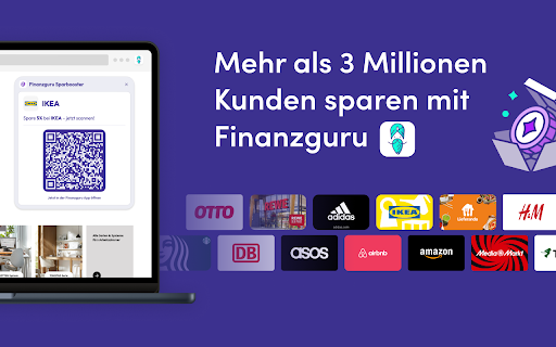 Finanzguru Sparbooster – Cashback :: Nie wieder Cashback verpassen! Finanzguru Sparbooster zeigt dir beim Shoppen automatisch alle Vorteile. Ein Klick und du sparst.