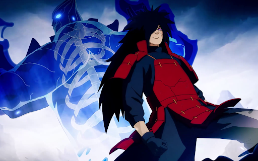 Madara Uchiha Susanoo Live Wallpaper - Naruto New Tab :: Madara's Susanoo looms in this HD Naruto Shippuden wallpaper. Animated anime wallpaper for every new tab.