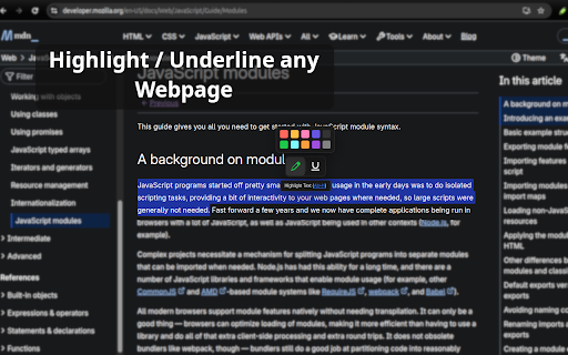 Web Highlighter :: Highlight text, add notes, organize with tags. Generate AI summaries and semantically search highlights and summaries with AI.