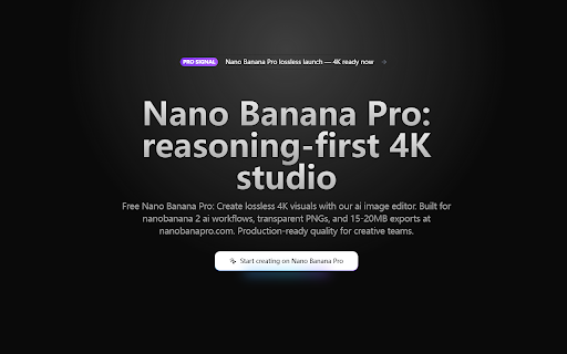 nanobanapro :: Open nanobanapro.com in a new tab with one click.