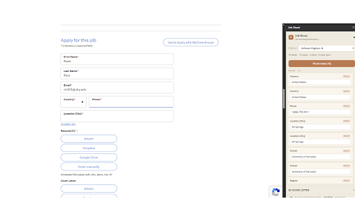 Job Skout :: Automatically reads job application forms and suggests answers from your Job Skout profile. You accept every value yourself.