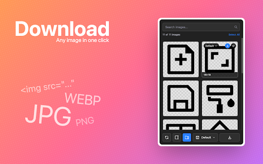 Imgler - Any Image Downloader :: Allows you to download images from websites in various formats