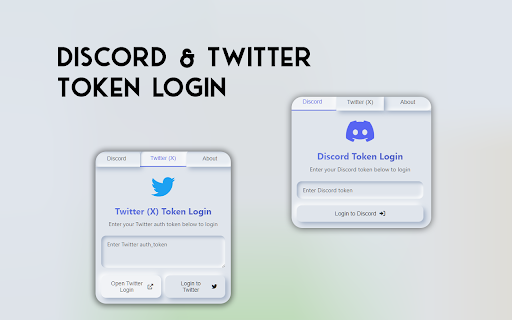Discord & Twitter Token Login :: Securely log in to Discord and Twitter (X) using your account tokens. Fast and convenient multi-platform access.